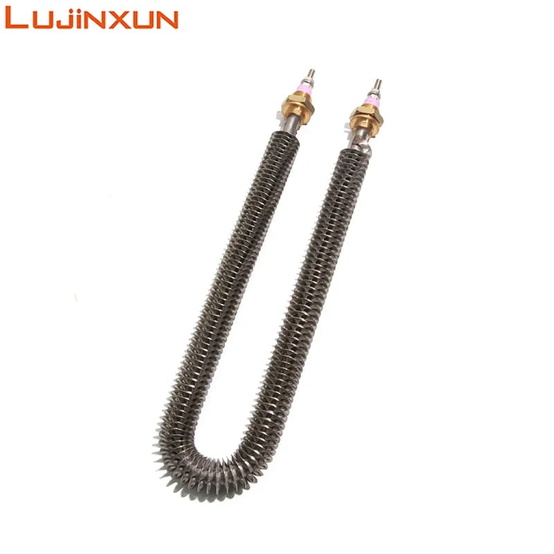 LUJINXUN-Chauffage à air tubulaire à ailettes de type U, 152, 304SS, 0,8 KW, 1KW, 1,2 KW, 1,5 KW, 2K