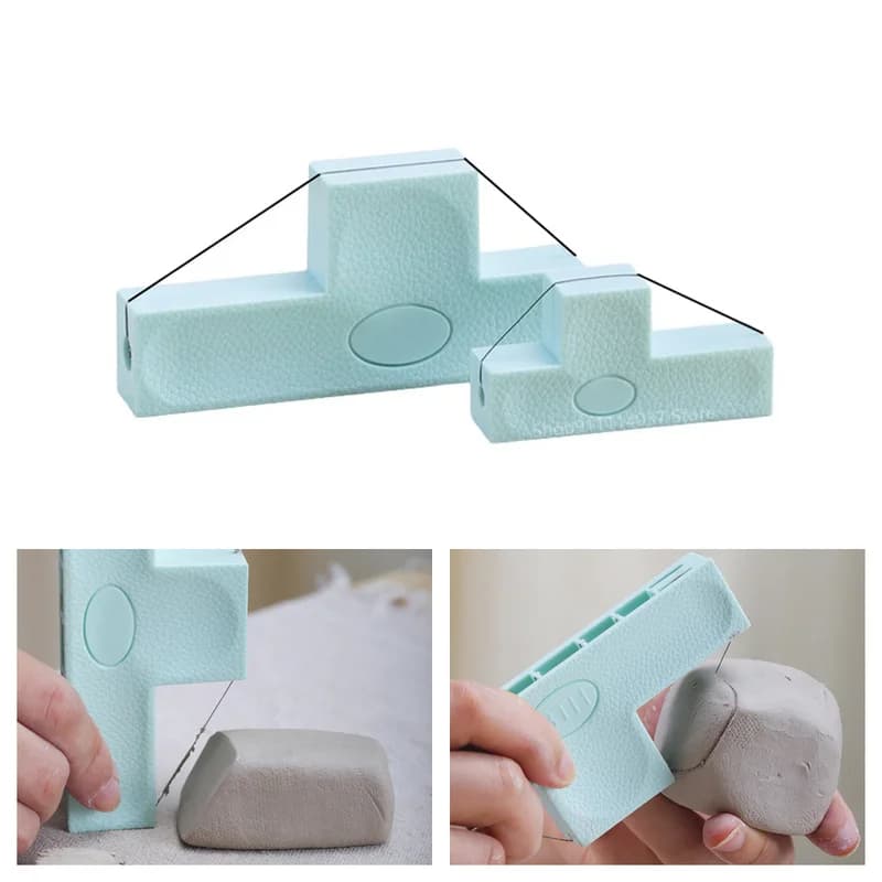 Outils de coupe d'angle de poterie, planche de boue polymère, outils de coupe d'épissure, bricolage,