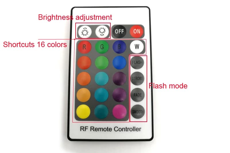 Geerge – yeux d'ange multicolores Led RGB, Excellent smartphone Compatible Bluetooth, télécommande R