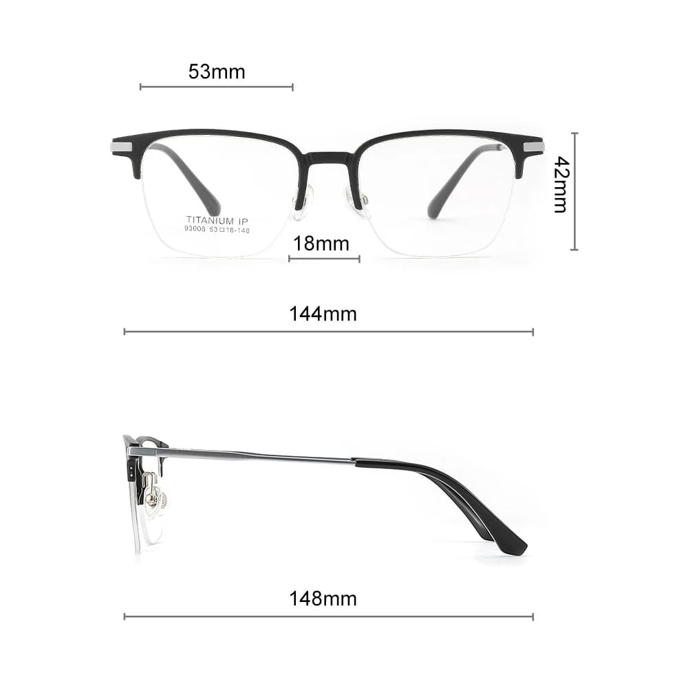 Monture de lunettes en titane pur pour femmes et hommes, lunettes de soleil à clip polarisé, vision 