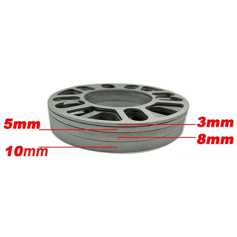 1/2/4 pièces 3/5/8/10mm universel voiture roue entretoise cale plaque Auto adaptateur joint pour 4x1