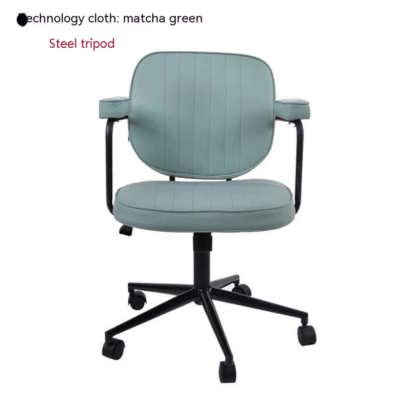 Fauteuil d'ordinateur simple et rotatif, chaise de bureau, chaise de joueur, confortable, étudiant, 