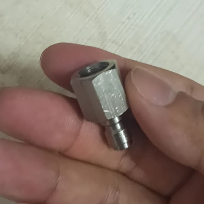Adaptateur de gonflage de la bière Mini Co2, adhérence quotidienne, filetage UNF 3/8-24, adapté pour