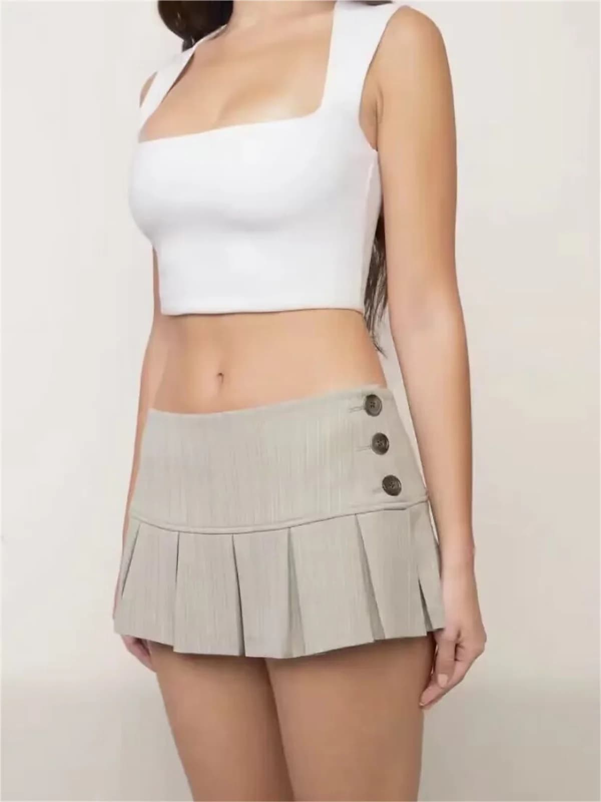 Mini jupes noires pour femmes, vêtements vintage, jupes élégantes y2k, jupes plissées à la mode coré