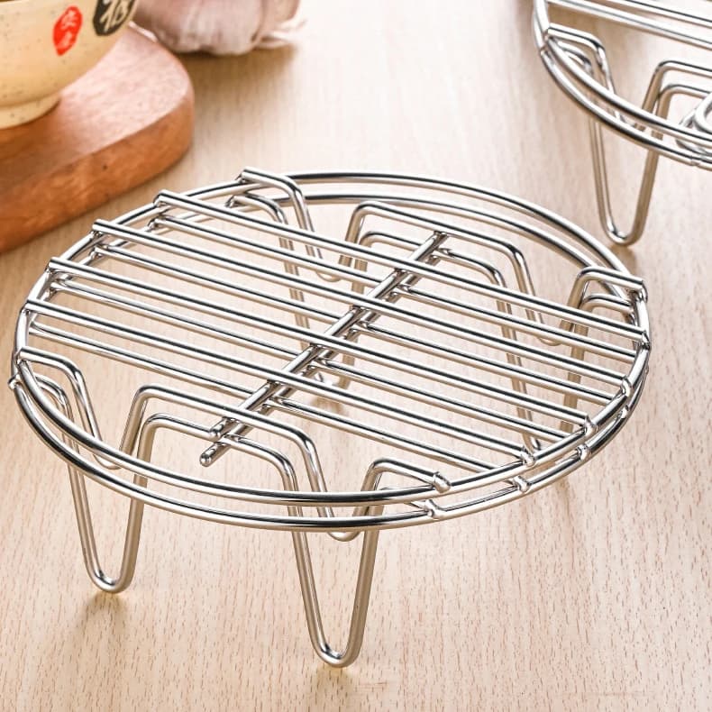 Four à micro-ondes grille vide Barbecue en acier inoxydable châssis haut support d'étagère frit frit