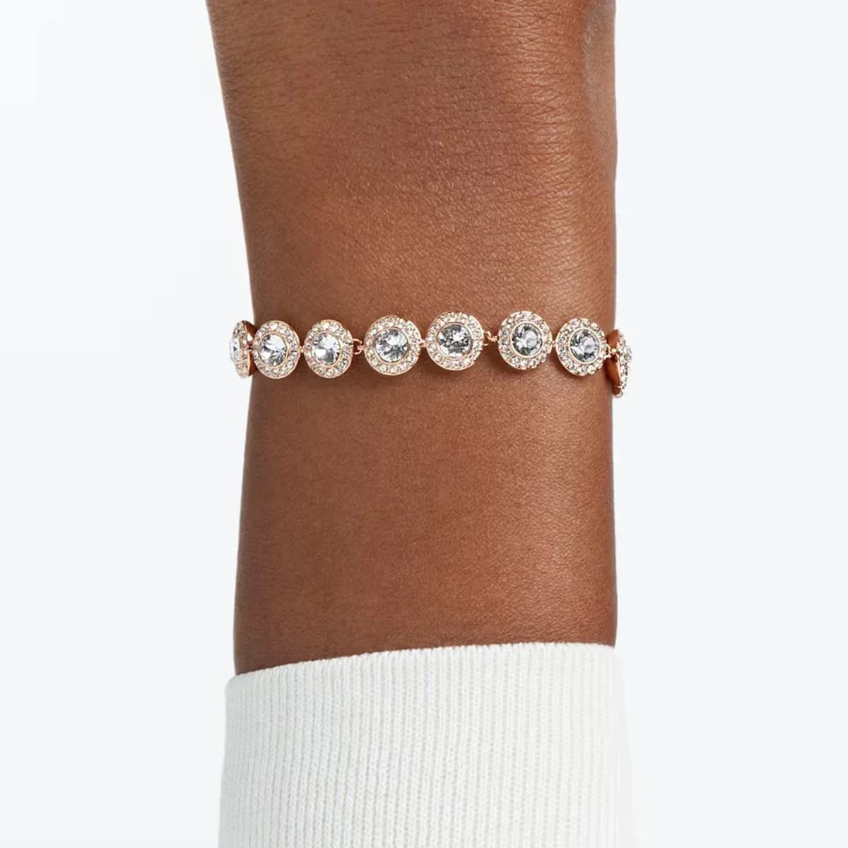 Ensemble de colliers ronds en cristal et diamant pour femmes, de haute qualité, classique, bonheur, 