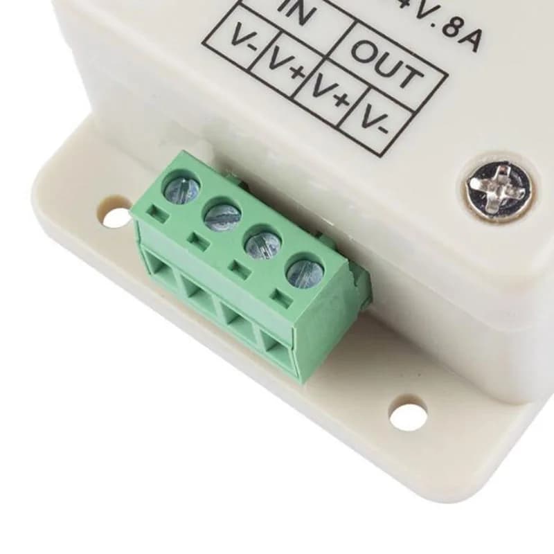 Lumière LED variateur interrupteur lumière alimentation contrôleur DC 12V 24V 8A luminosité réglable