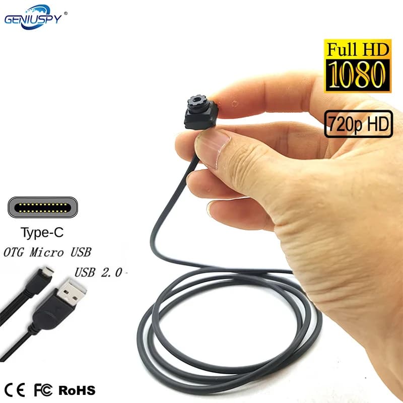 Mini Module de caméra Usb de taille Micro 12x12mm, 1080P 720P, le plus petit pour les équipements in