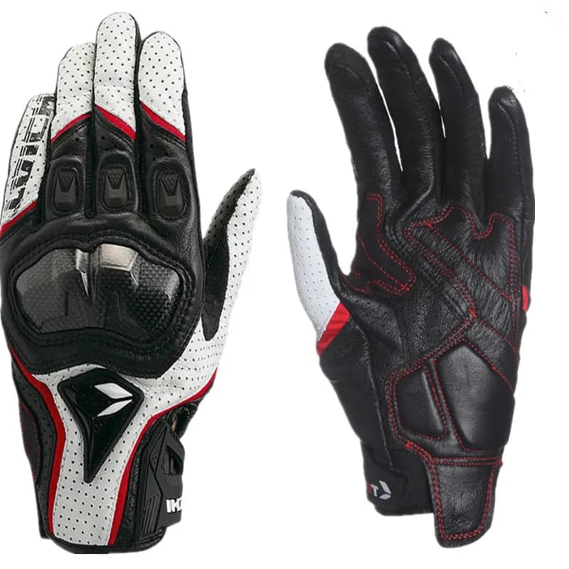 Gants de Moto en cuir véritable pour hommes, gants de course de Motocross RST390 391, printemps-auto