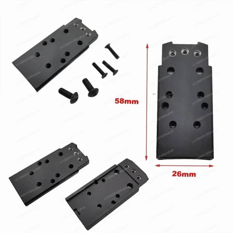 Plaque de Base d'adaptateur métallique universelle, pour Sig Sauer P320 M17 M18 P320 XFull XCompact 