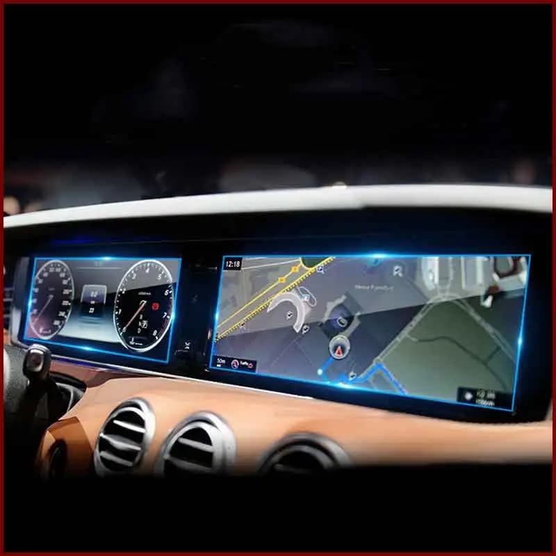 Écran de navigation GPS de voiture pour Mercedes Benz Classe S, Film de protection en verre, Guatema