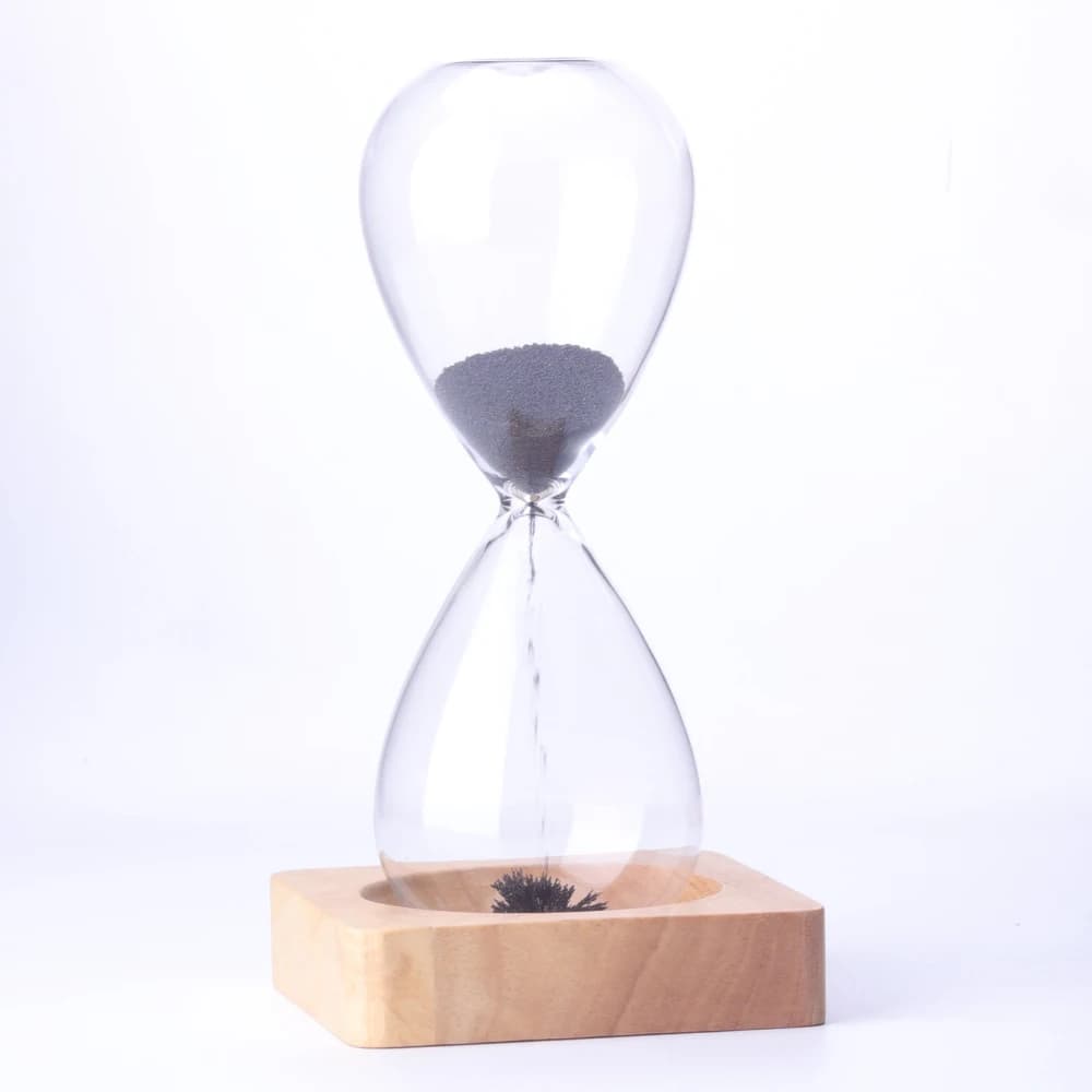 Sablier magnétique avec Base d'aspiration magnétique pour le travail de lecture décoration de la mai