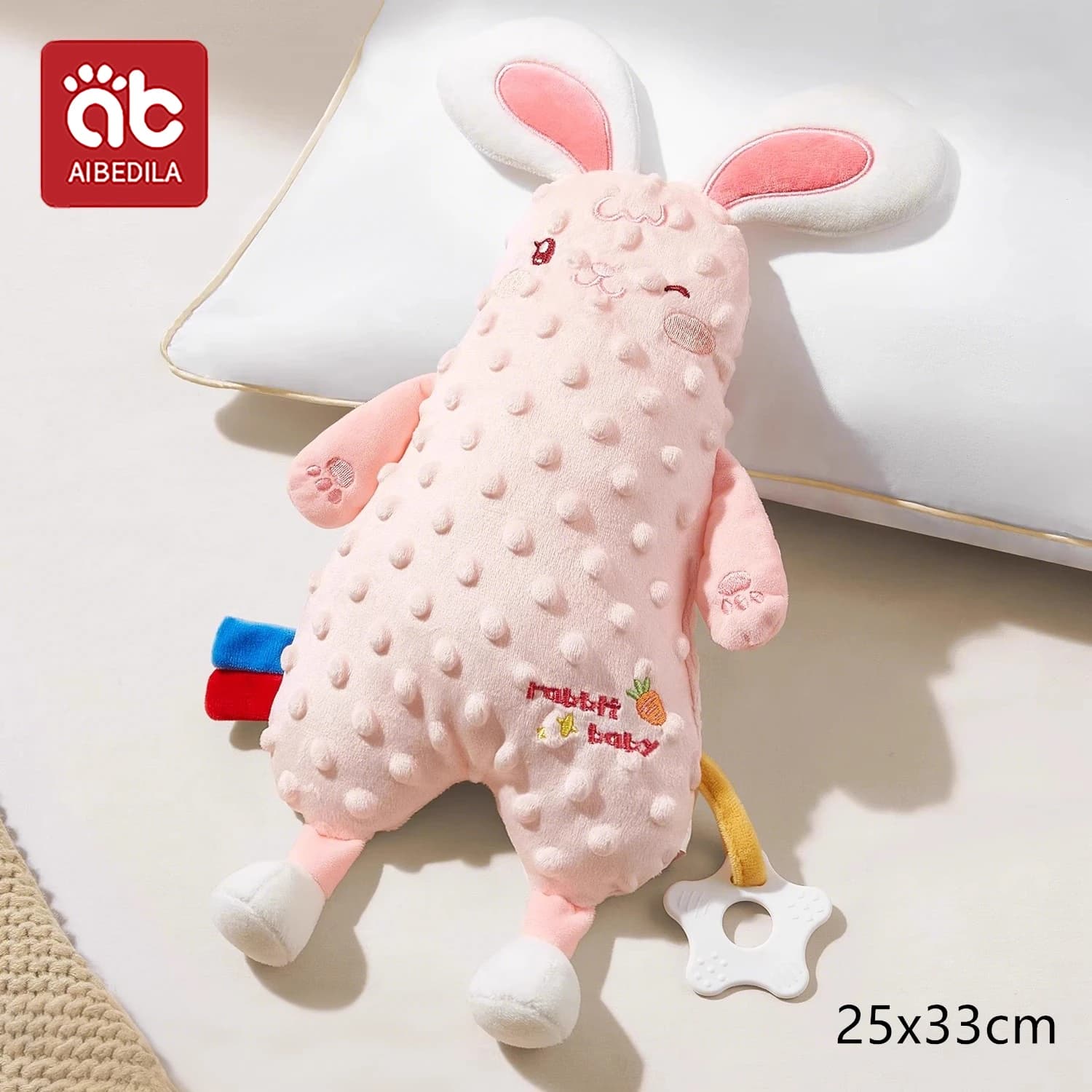 Couverture de couette pour bébé, Animal en peluche, couverture de sécurité pour bébés, serviette apa