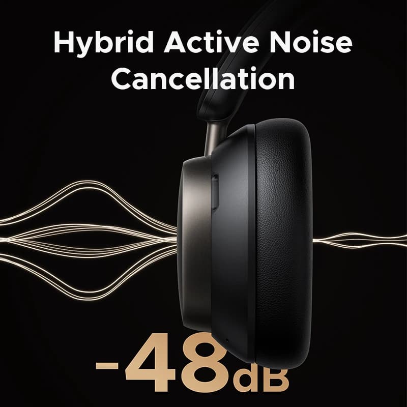 Écouteurs sans fil Bluetooth 48dB ANC, suppression Active du bruit, haute résolution LDAC, autonomie