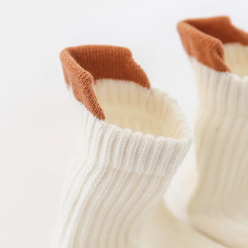 3 paires de chaussettes en coton pour enfants, garçons et filles, mignonnes, confortables, respirant