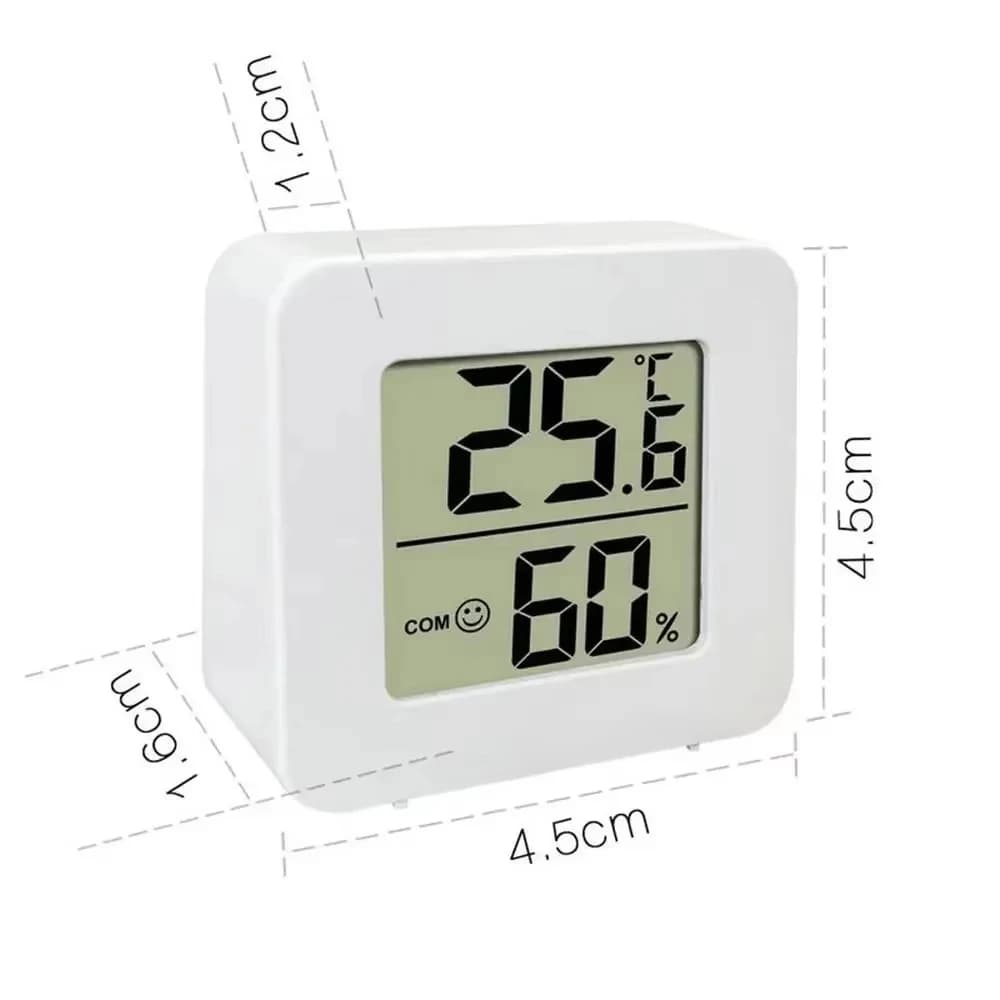 Thermomètre LED thermo-hygromètre multifonction horloge électronique température humidité mètre Stat