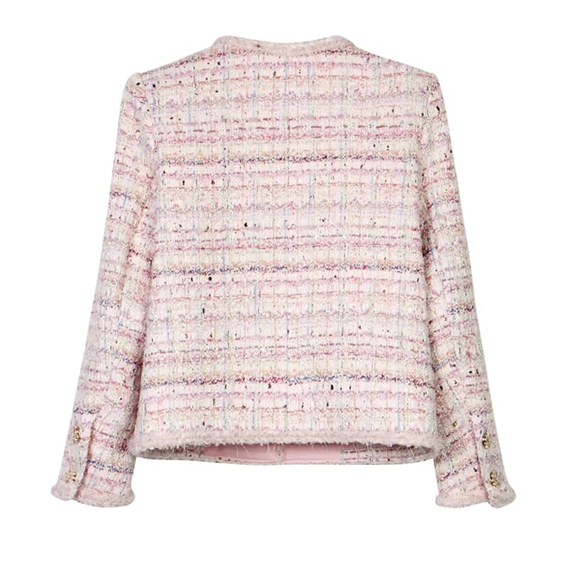 Veste tressée en Tweed romantique, nouveau Style, à la mode, élégante, de luxe, personnalisée, Socia