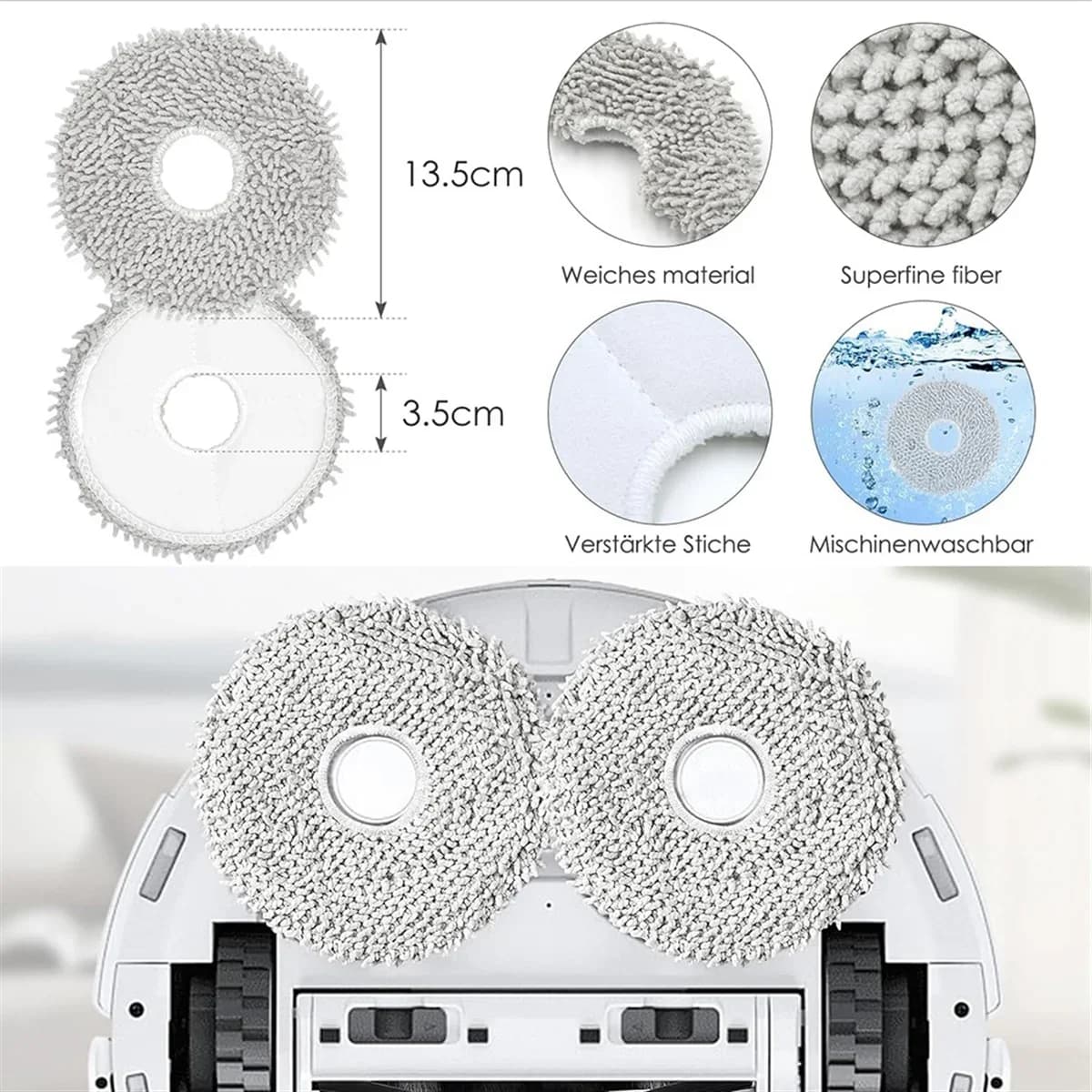 Accessoires pour aspirateur robot Ecovacs Deebot T20 OMNI T20e T20 Pro, brosse latérale principale, 