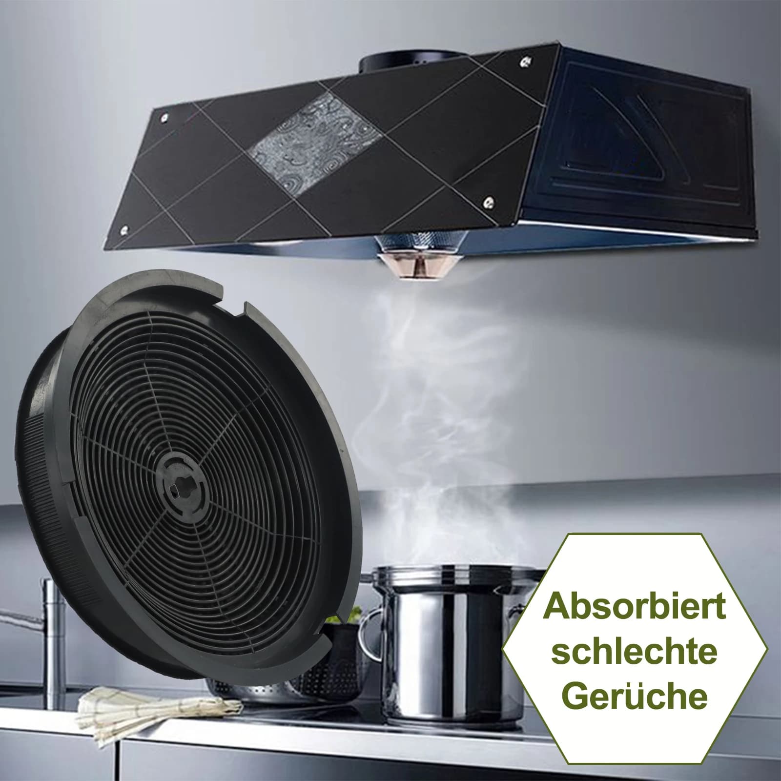 1 pièce 1015427   Filtre à charbon actif pour hotte aspirante pour Refsta K25 filtre à charbon actif