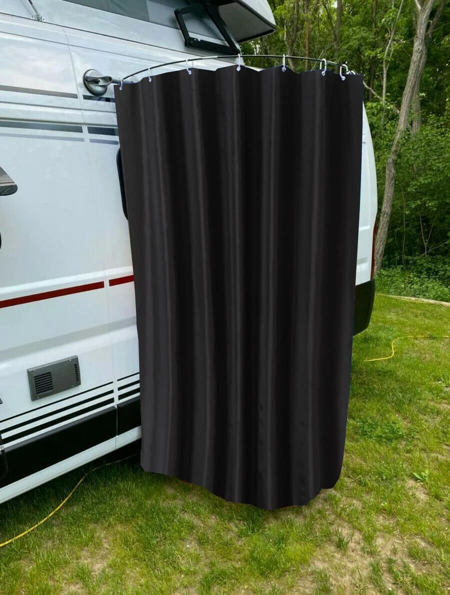 1kit caravane Camping cabine de douche extérieure/Kits de cabine de douche avec ventouses, tige et r