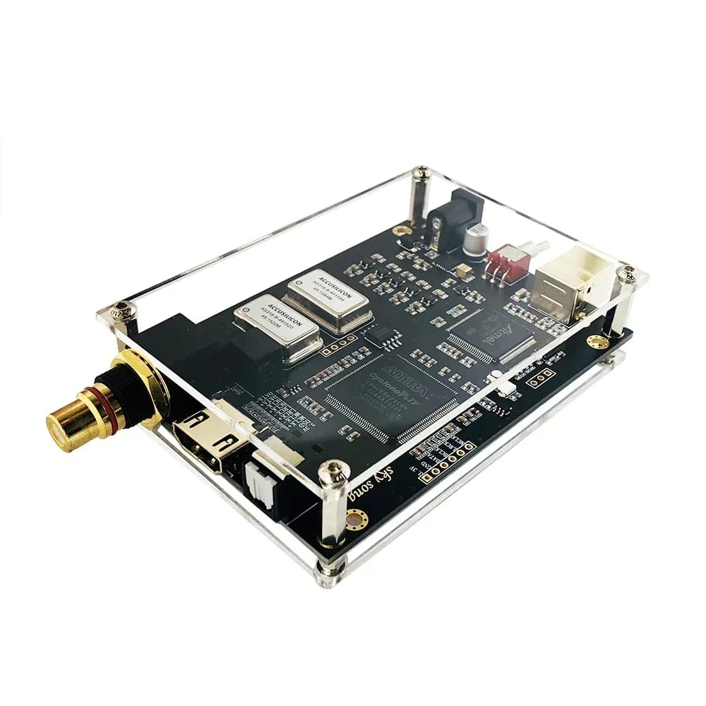 Amanero-Carte petUSB italienne, Cpld Spdif I2S DSDorgDop128, sortie coaxiale, traitement et conversi