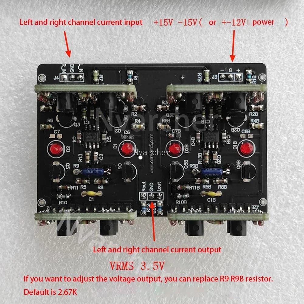 Nvarcher-Technologie de transfert de courant à boucle ouverte pour Marantz, HDAM IV, Ldissolve, TDA1