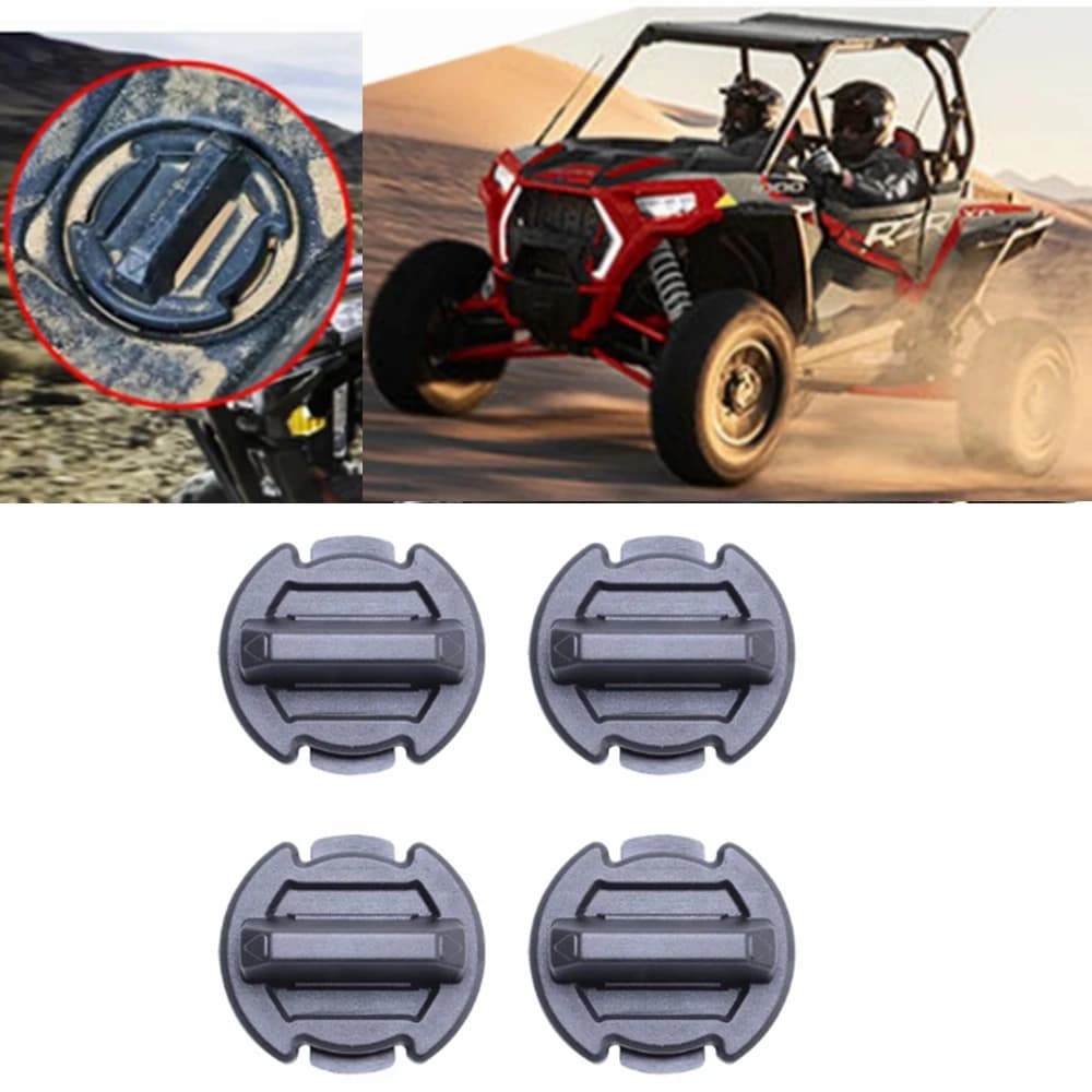 Bouchon de vidange de sol torsadé noir, 1/2/4 pièces, pour Polaris RZR 1000 900 XP 4 Turbo, joint de