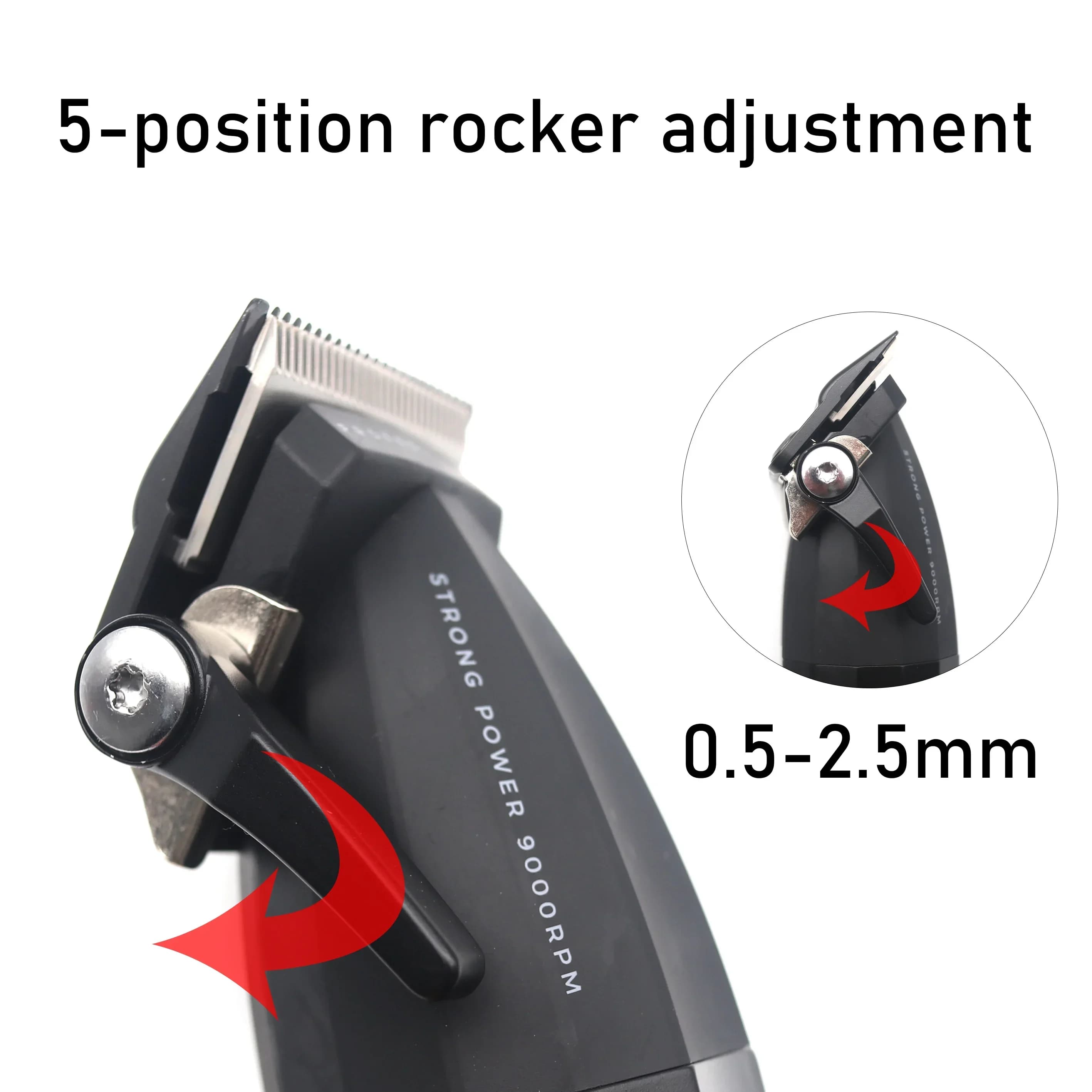 VGR V-003 tondeuse à cheveux professionnelle 9000 tr/min lame en céramique Machine de coupe de cheve