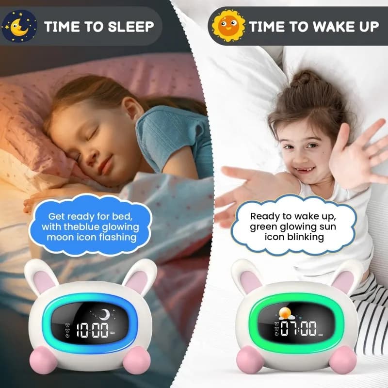 Réveil pour enfants Ok to Wake Children avec formation au sommeil et machine sonore, cadeau d'annive