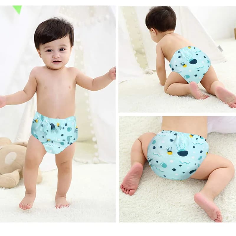 Couches-culottes réutilisables pour bébé, culottes d'apprentissage de la propreté pour enfants, couc
