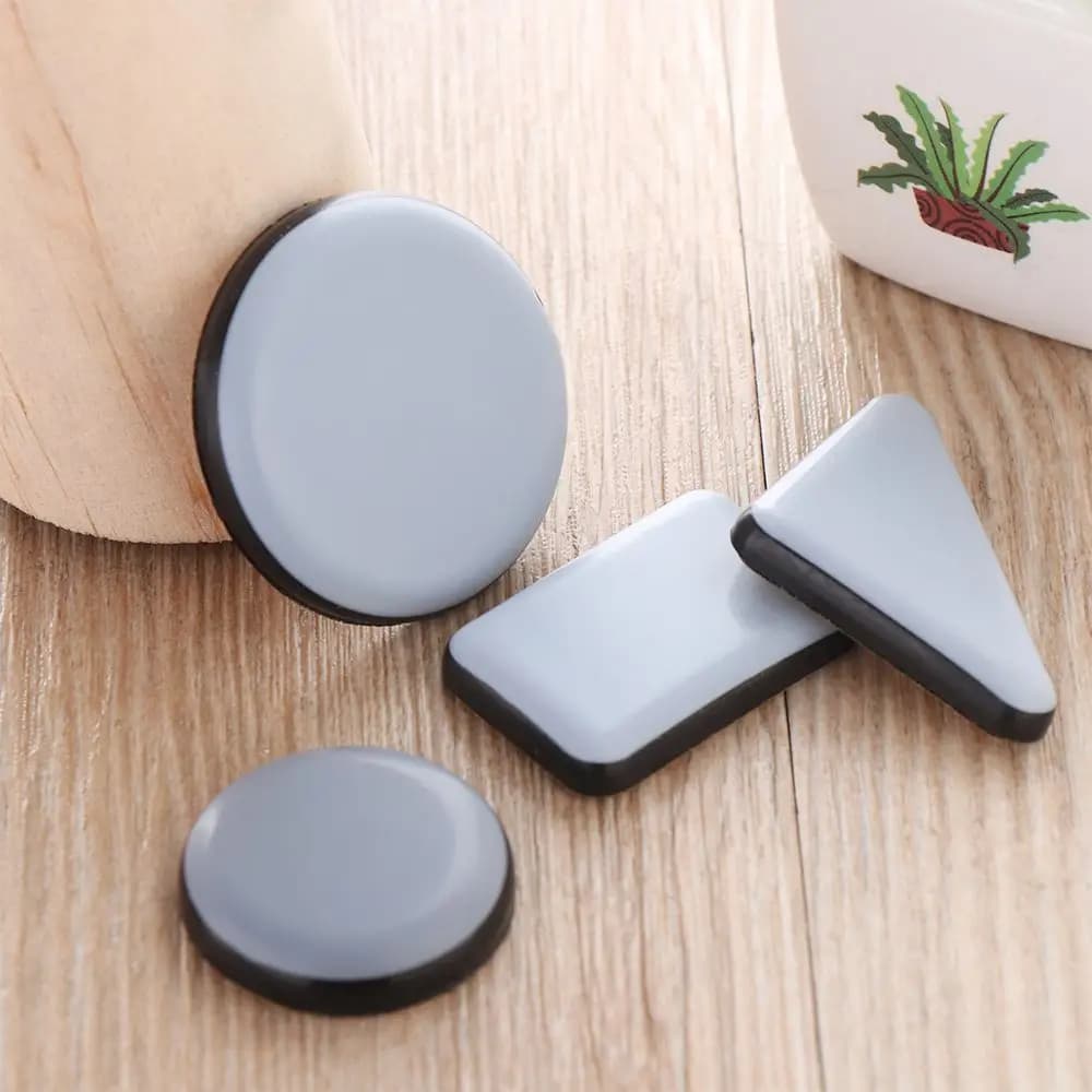 Tapis de sol Anti-abrasion mobile, 4 pièces, facile à déplacer, curseur de Table pour meubles lourds