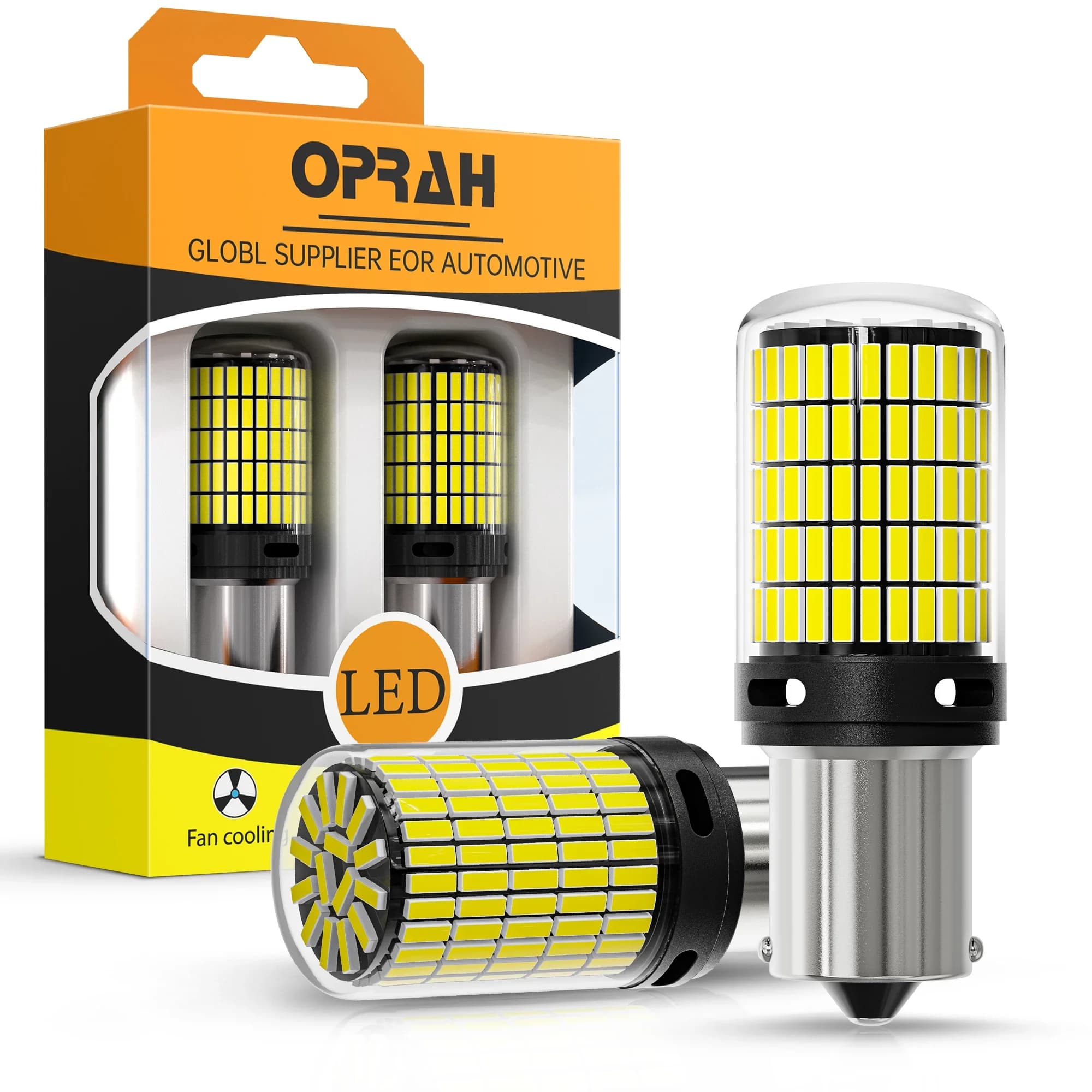 Guadsun 2x1156 BA15S P21W BAU15S PY21W Canbus 1157 BAY15D P21/5W 7440 7443 3156 3157 4014 150SMD Cli