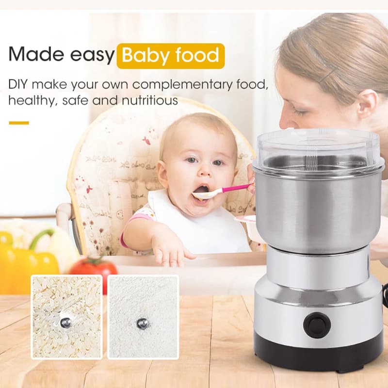 2024 nouveau Mini broyeur électrique ménage 300ml ultrafin bébé alimentaire pulvérisateur moulin à c
