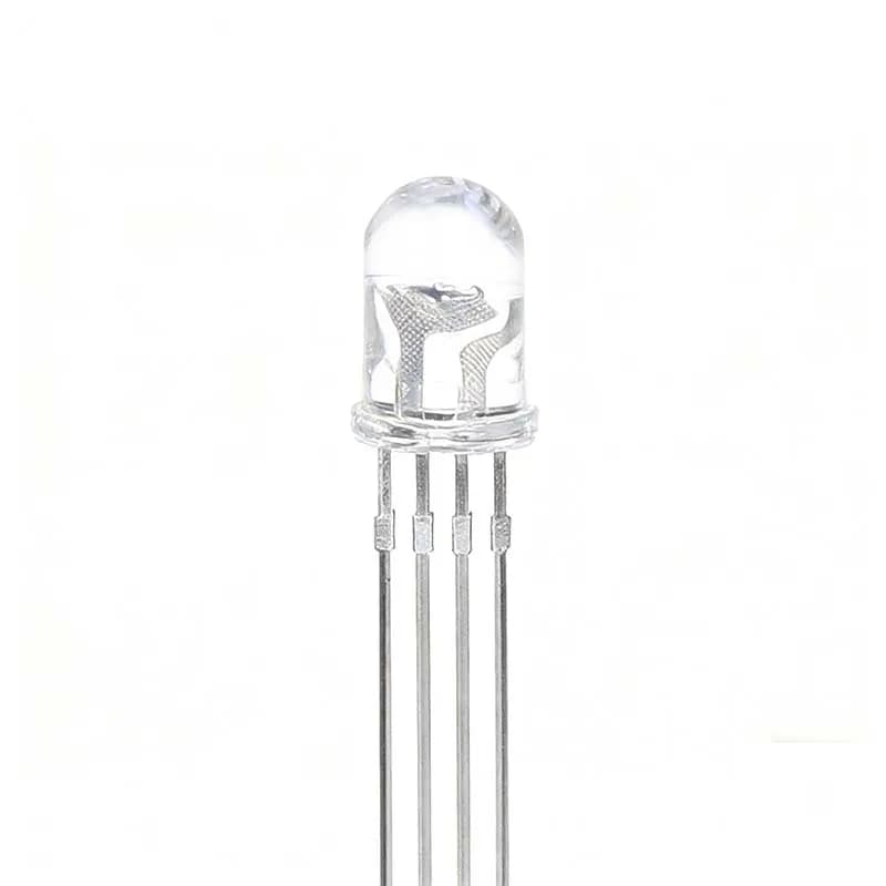 Perles de lampe enfichables haute luminosité WS2812B, 50 pièces: F5RGB IC intégré 5V, insertion dire