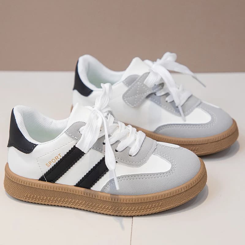 Chaussures De planche pour enfants baskets pour garçons 3-18 ans kaki garçons filles chaussures simp