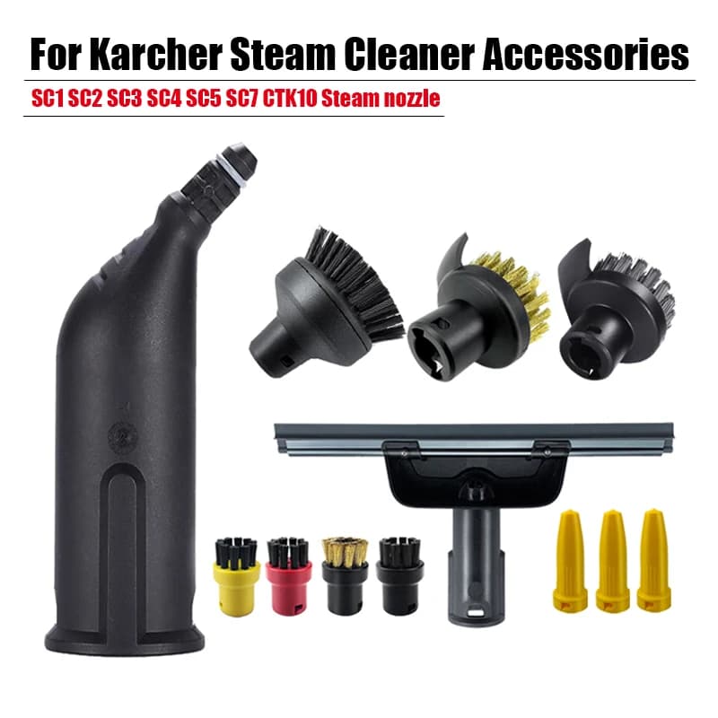 Pour aspirateur à vapeur Karcher SC2 SC3 SC7 CTK10 buse puissante brosse de nettoyage tête miroir ou