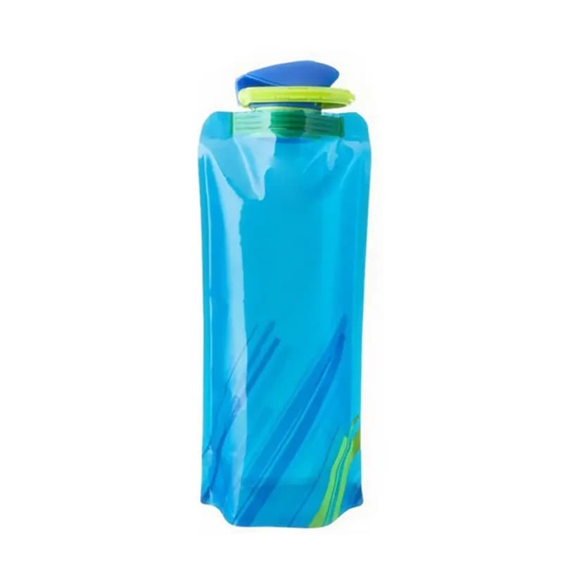 Sac d'eau pliable ultraléger Portable 700ml, pochette pour bouteille d'eau, fournitures de Sport de 