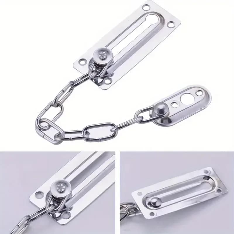 Chaîne de porte de sécurité, 1 pièce, serrure de bureau à domicile, loquet de protection, fixation c