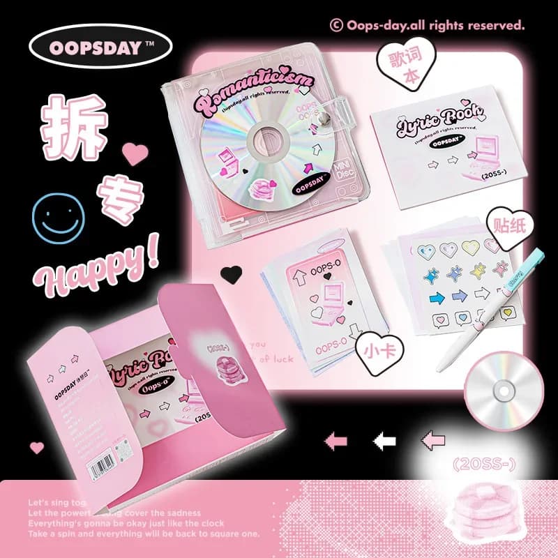 Étui rigide pour CD de 20 capacités, organisateur de classeur d'album Kpop Idol, classeur de DVD de 