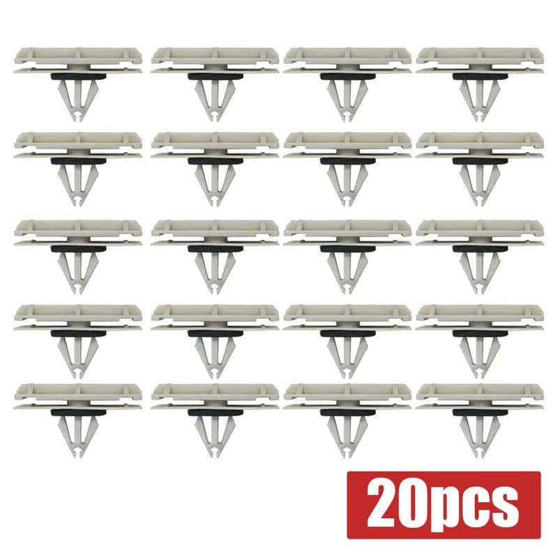 Clips de Moulage Évasés pour Garde-boue de Voiture, Attache, Rivet, Retenue, Gris, Accessoires pour 