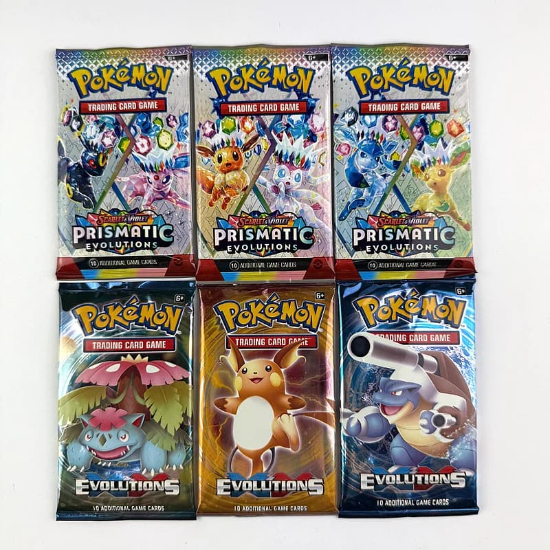 10/20 pièces Carte Pokemon prismatique 151 évolutions anglais Booster bataille Pokemon Jeu de cartes