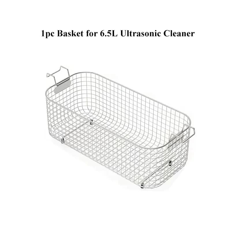 Panier de nettoyage à ultrasons 0,8L-30L en acier inoxydable SUS 304, panier en maille pour machine 