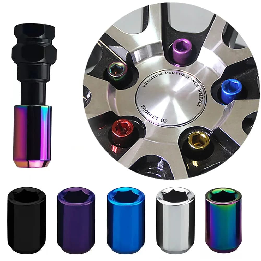Roue arc-en-ciel universelle en acier inoxydable pour voiture de course, 32mm, LDPKg, 20 pièces, kg,