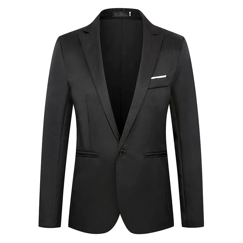 Veste de costume d'affaires décontractée pour hommes, tendance, légère, luxueuse, Slim, sans repassa