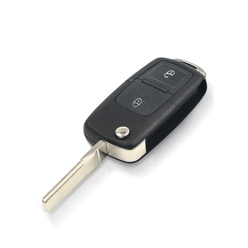KEYYOU Clé à distance de voiture à 2 boutons 1J 0959753 AG 5FA 008399 -00 pour Seat Arosa Cordoba Ib