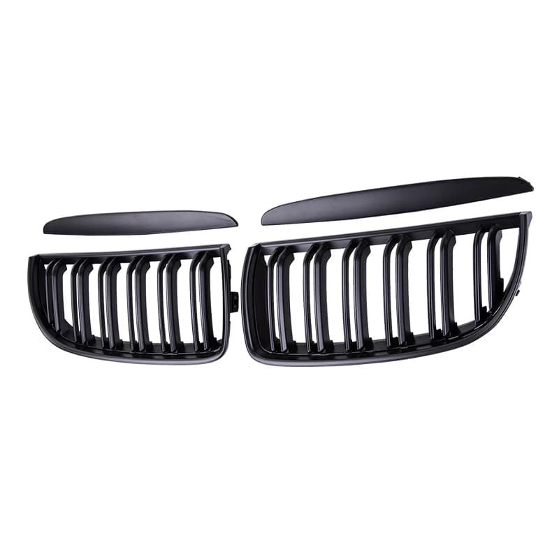 Calandre de course Pulleco noir brillant, Grilles de pare-chocs avant de voiture pour BMW E90 E91 sé