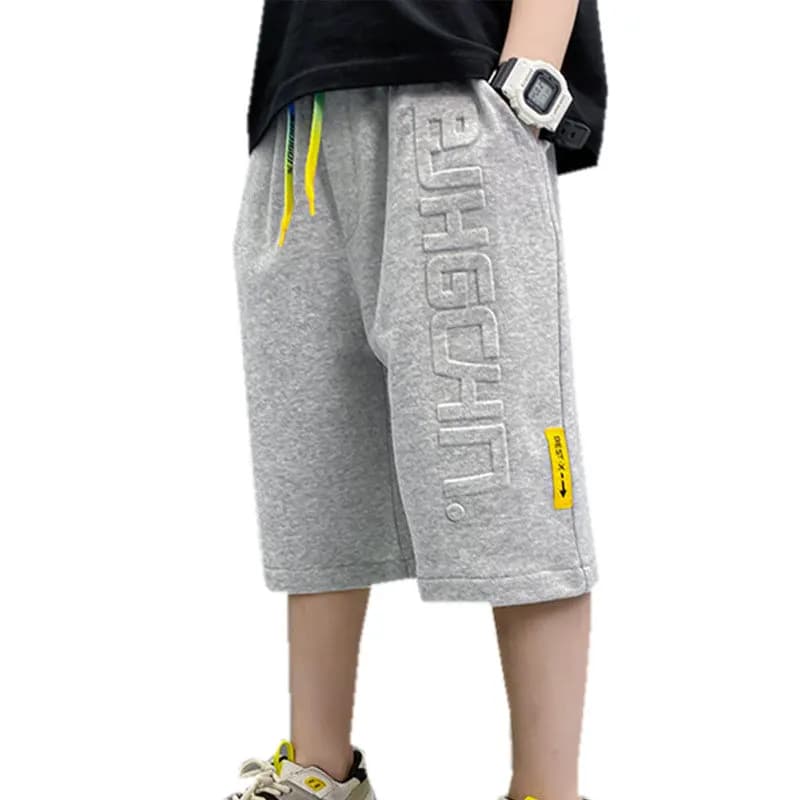 Short de dehors Court en Coton pour Garçon, Pantalon de Survêtement Longueur Genou, Tailles 5, 6, 7,