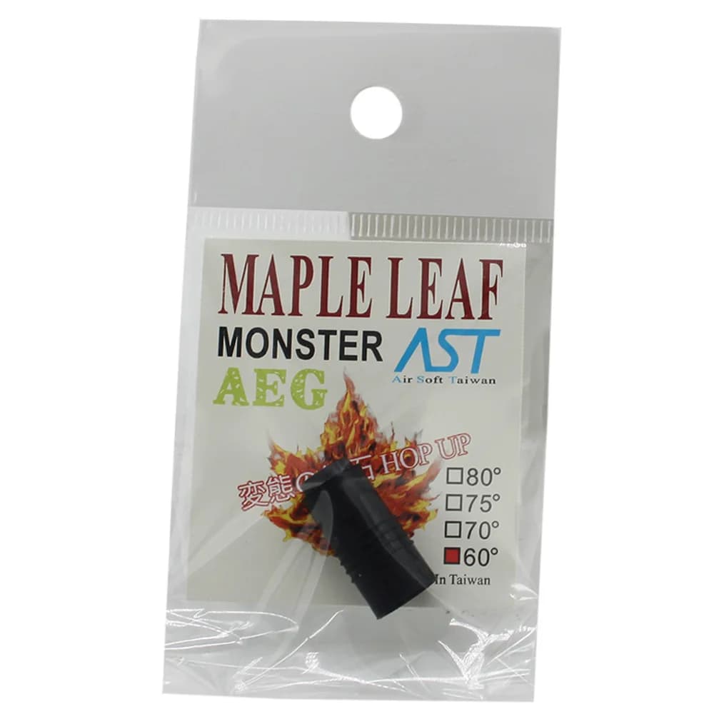 Feuille d'érable 60 degrés Silicone AEG Hop Up boucle en caoutchouc adapté aux accessoires de chasse