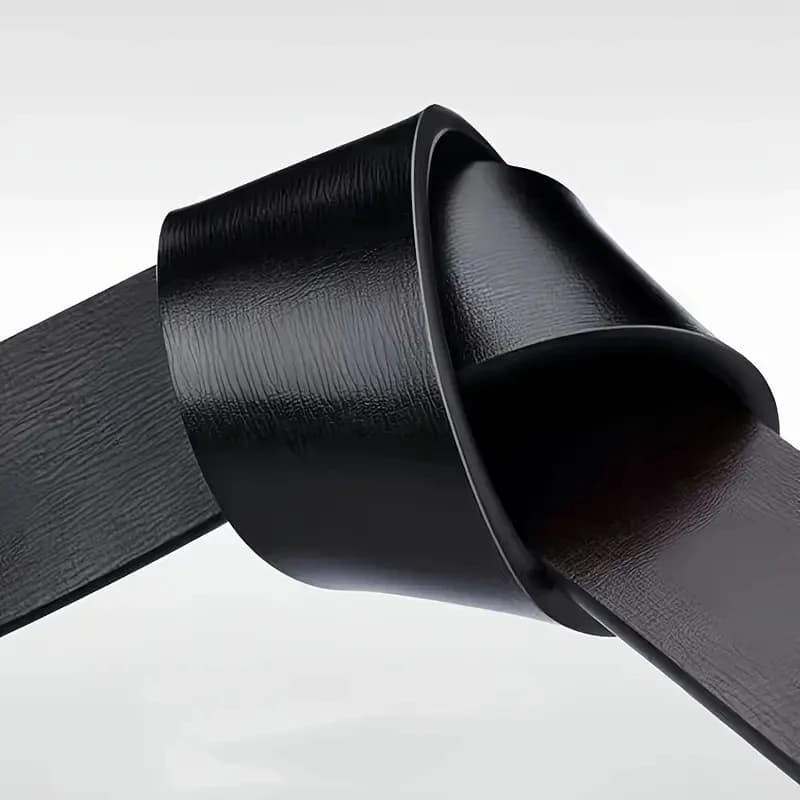 Ceinture élégante en cuir PU pour hommes – Ceintures à la mode pour la vie quotidienne, les loisirs,