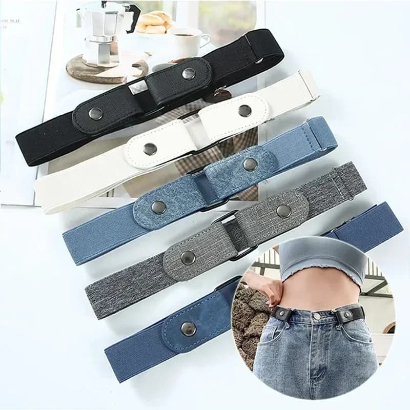 Bandeau élastique ajustable en toile 2024, ceinture invisible, sans structure, environnement pour fe